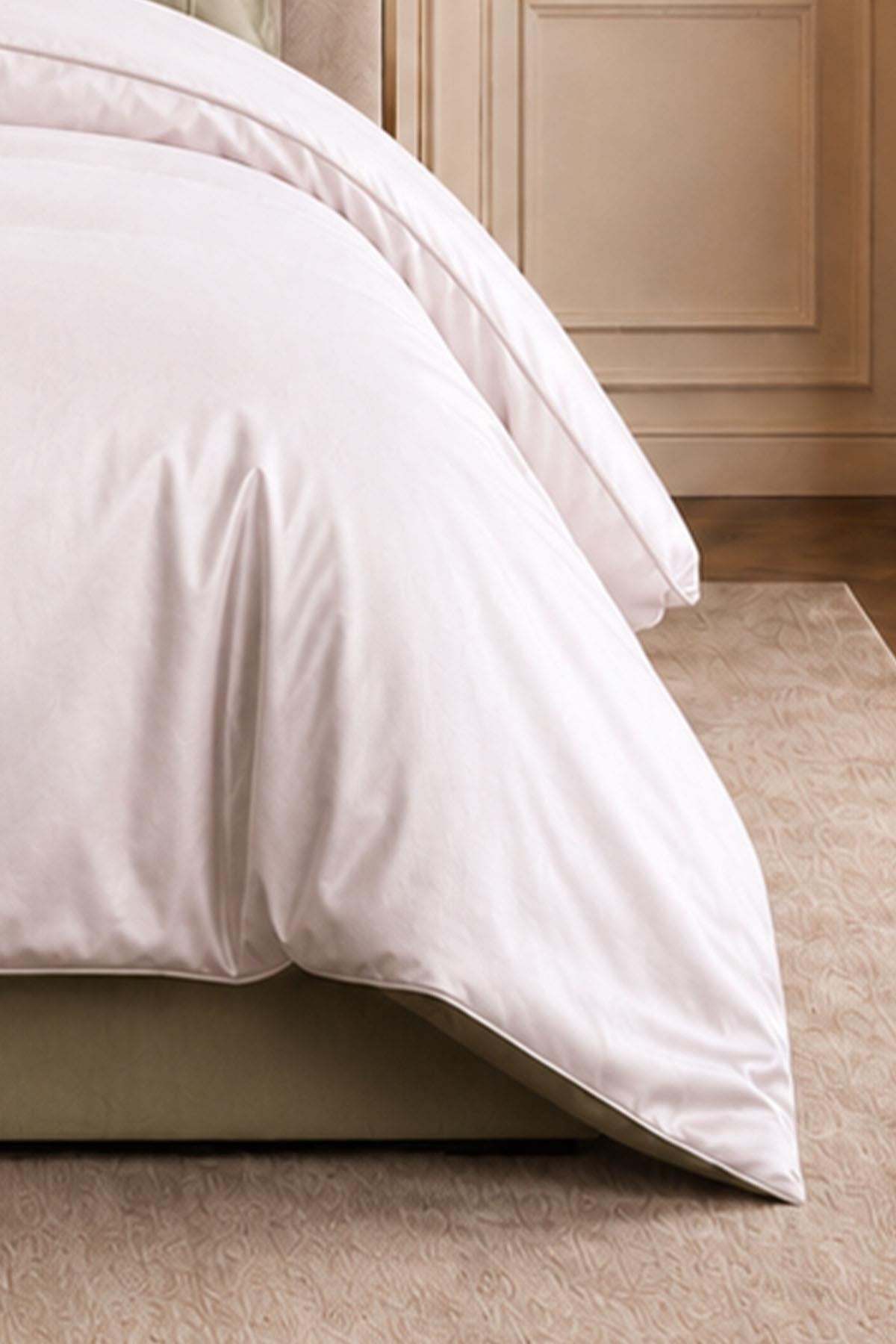 Alix Piped Cotton Satin Super King Size 6-Piece Duvet Cover Set