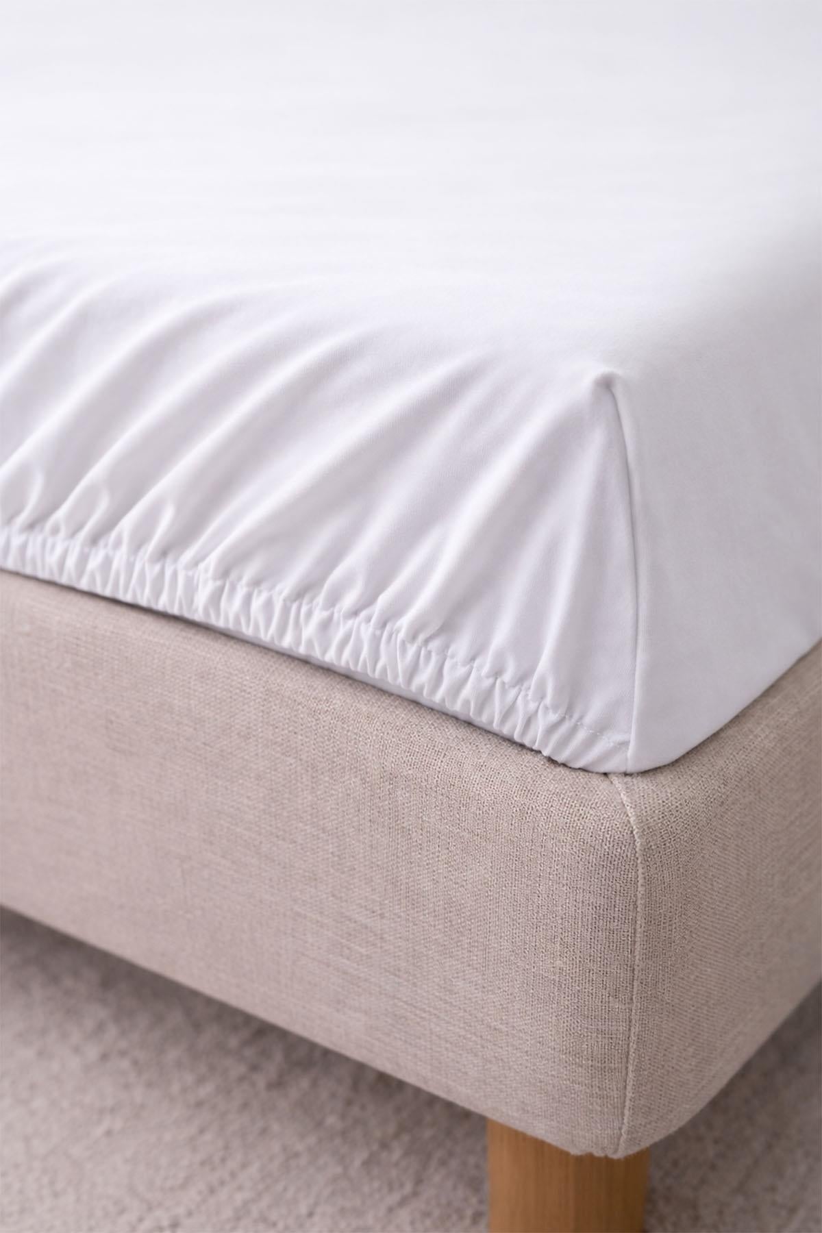 Basic Cotton Satin Single Fitted Sheet (100 x 200 cm)