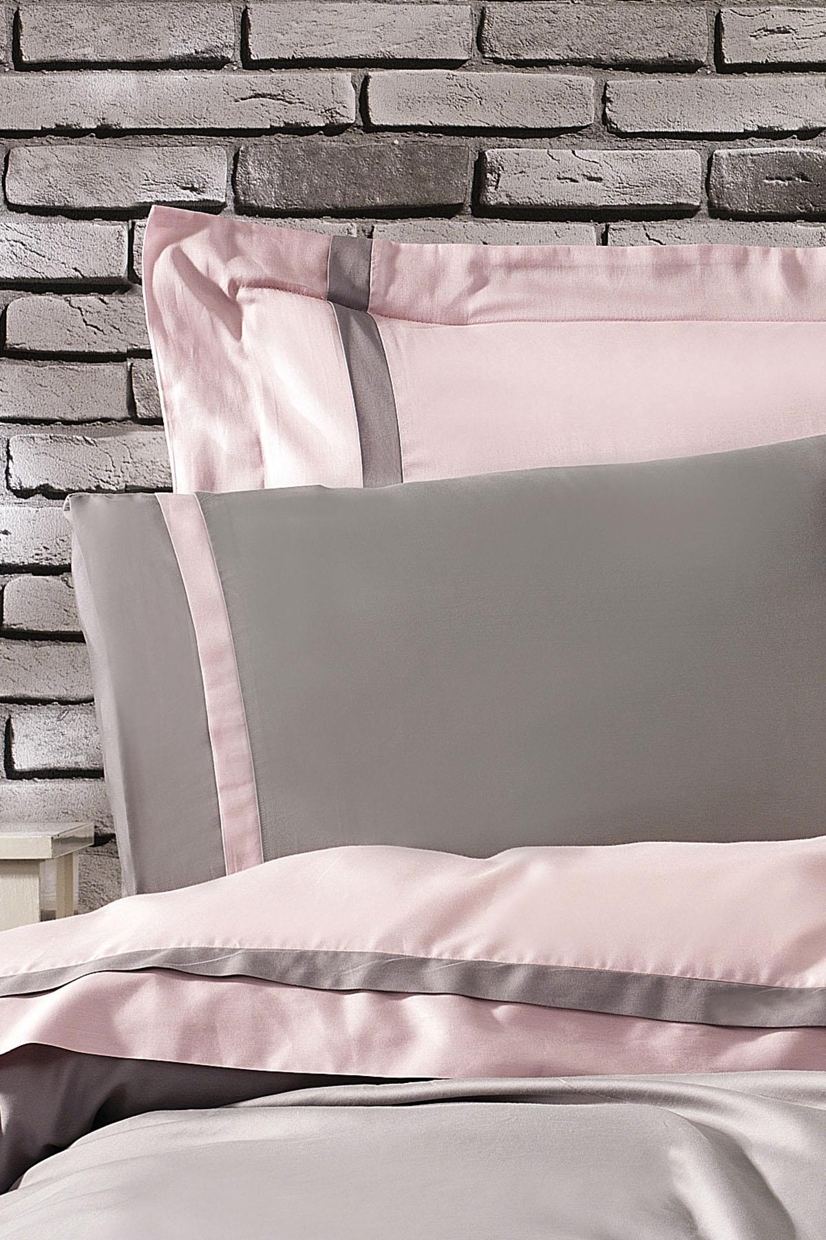 Elite 100% Cotton Satin Double 6-Piece Duvet Cover Set