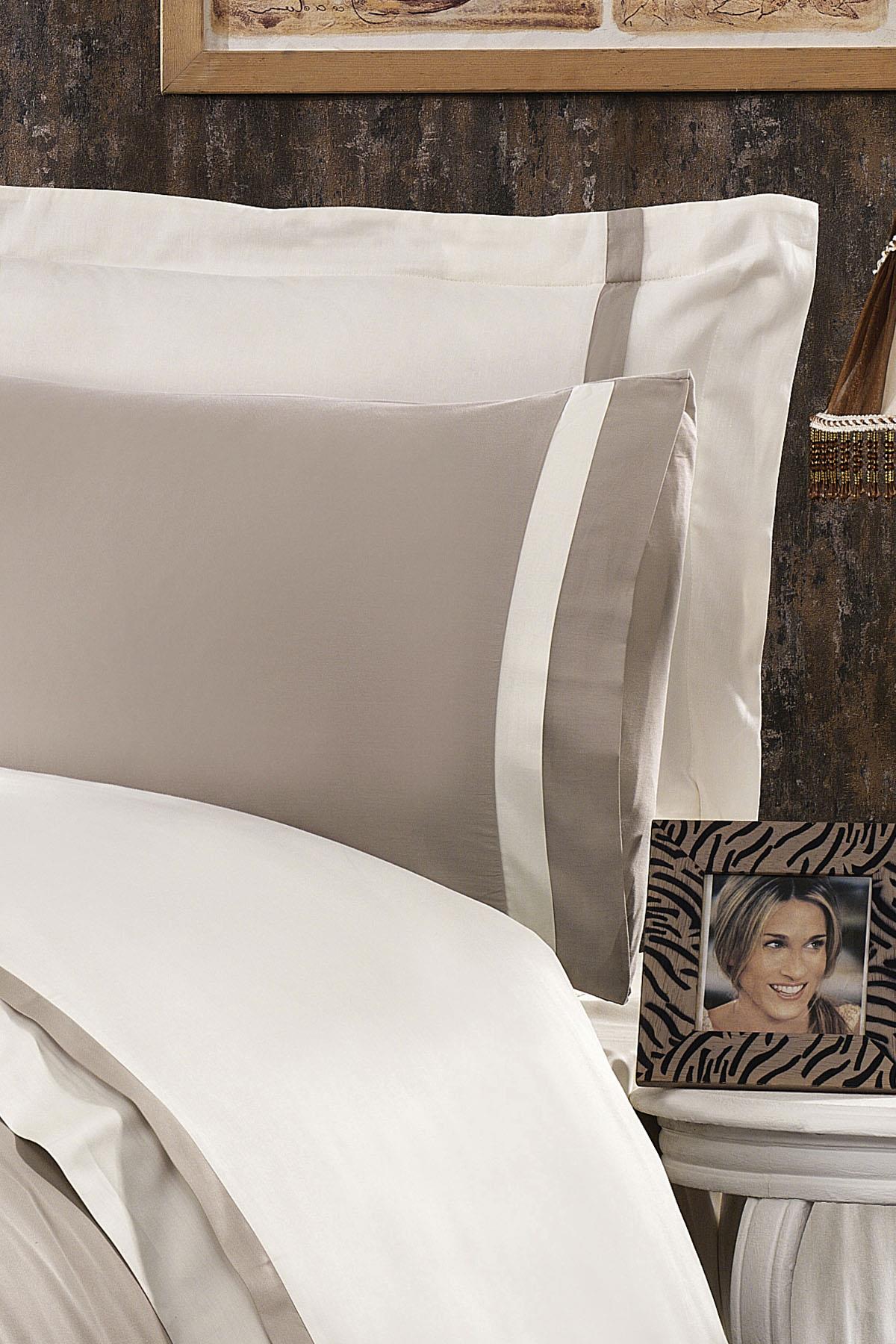 Elite 100% Cotton Satin Double 6-Piece Duvet Cover Set