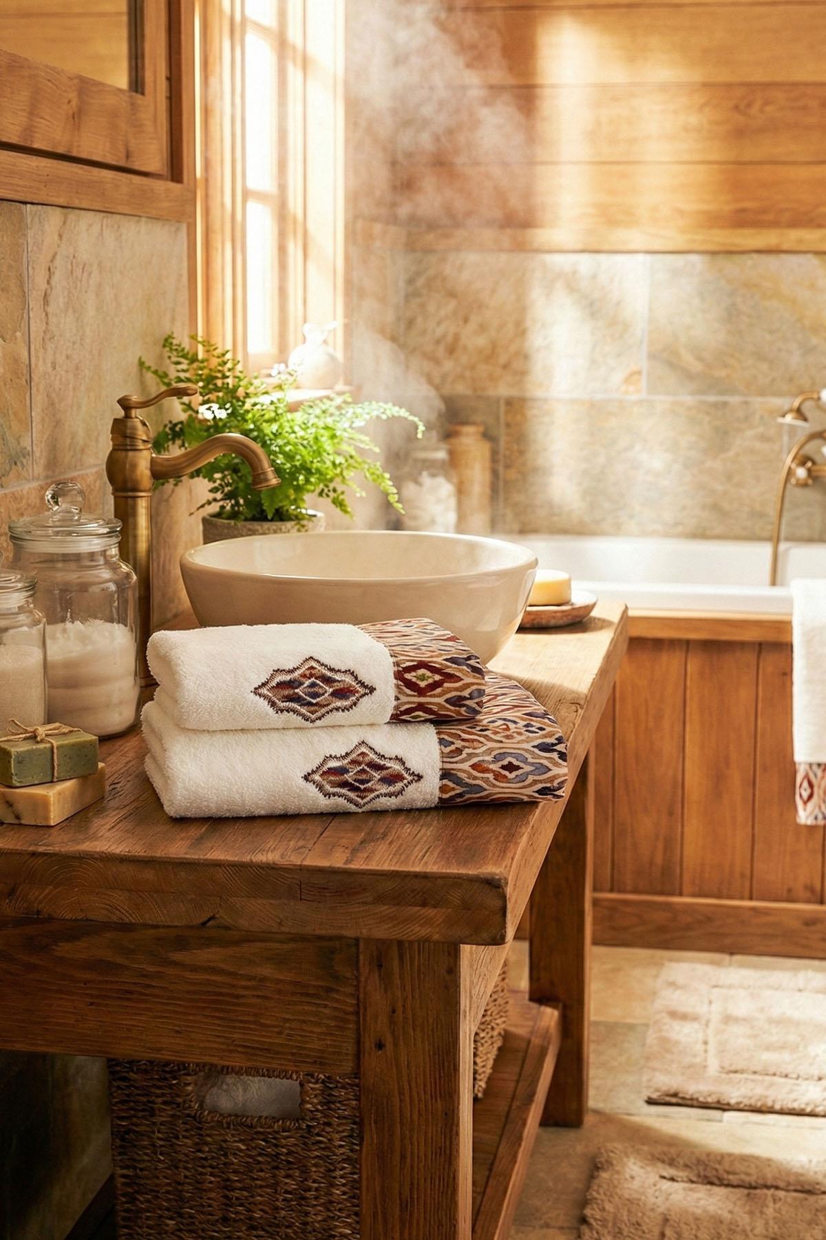 Arden Patterned Hand Towel (30 x 50 cm)