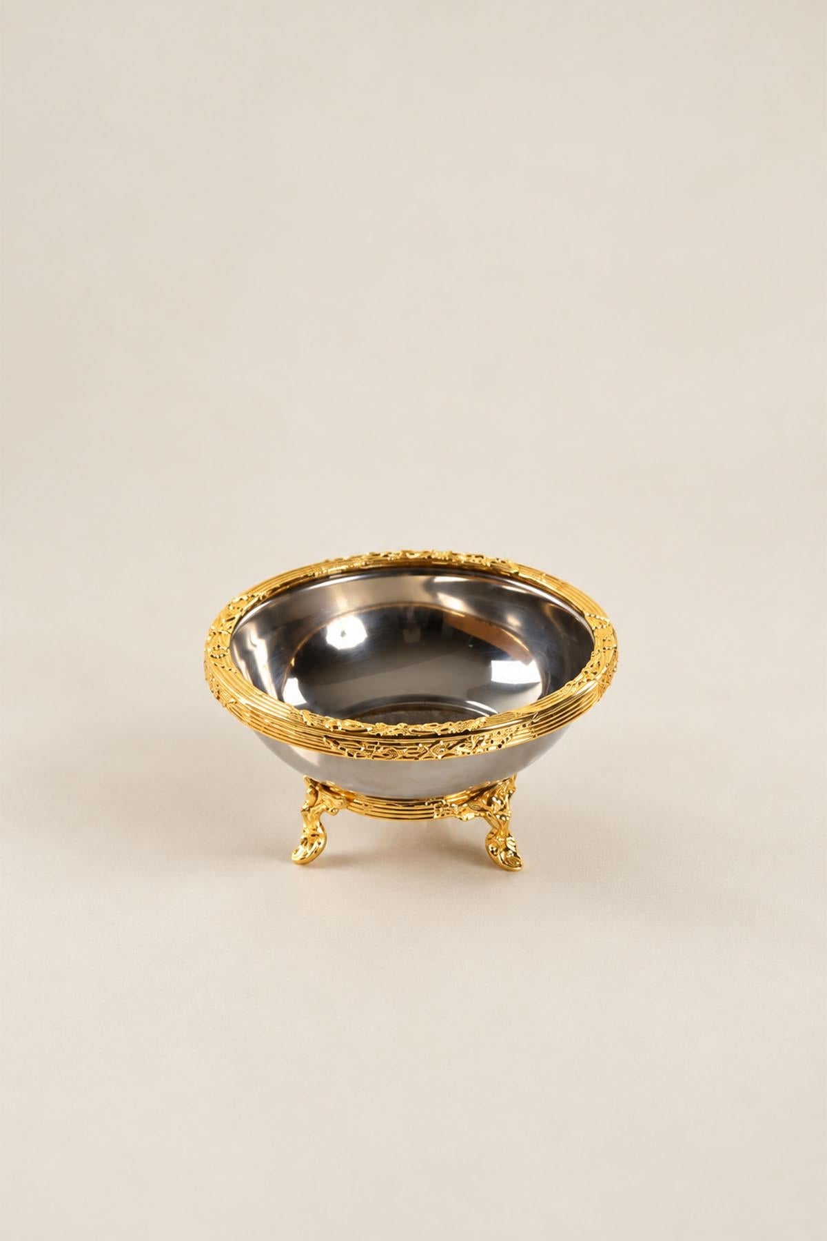 Kessa Gold Detailed Serving Bowl (14 cm)