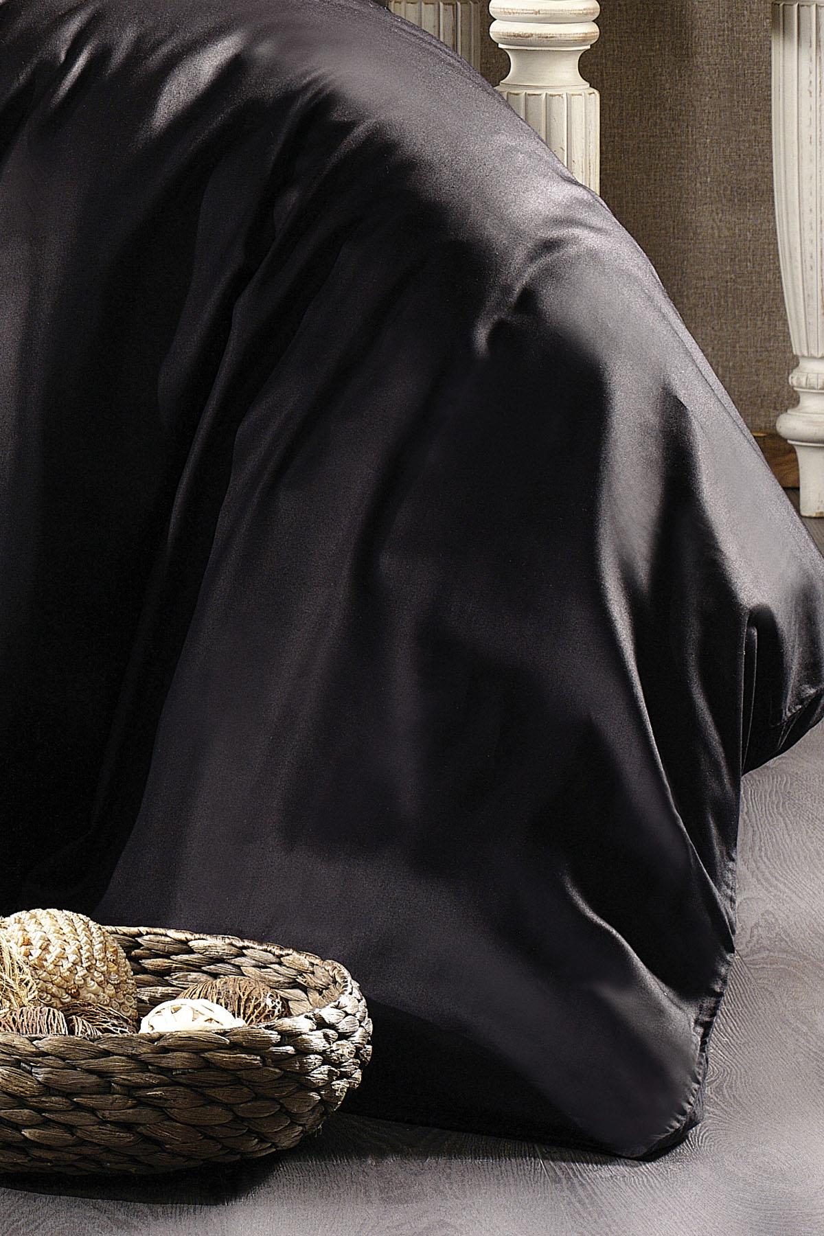 Elite 100% Cotton Satin Single 4-Piece Duvet Cover Set