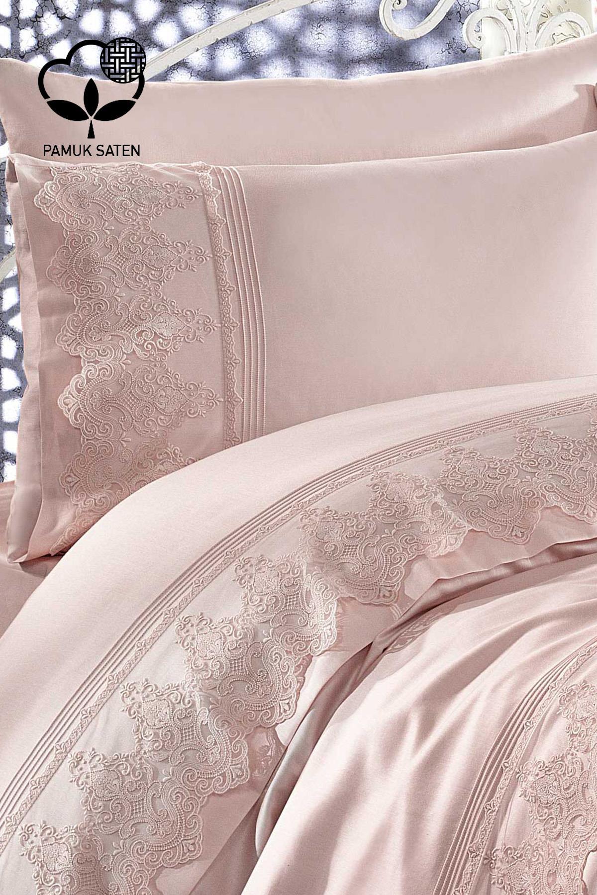Marissa Ruffled and Jacquard Cotton Sateen Pique Duvet Cover Set - Nazik Home - Value for My Home!