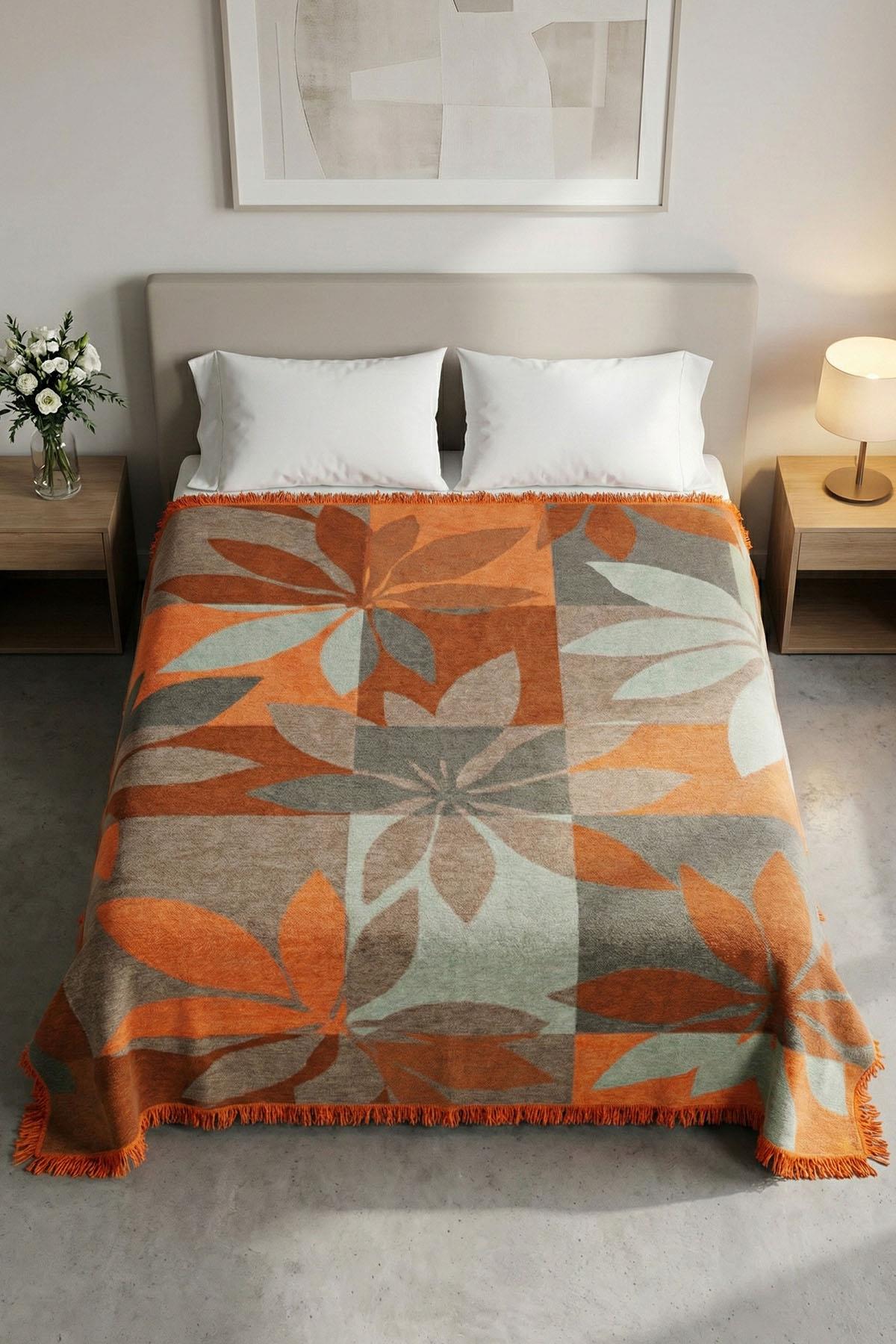 Oransis King Size Cotton Blanket (200 x 220 cm)