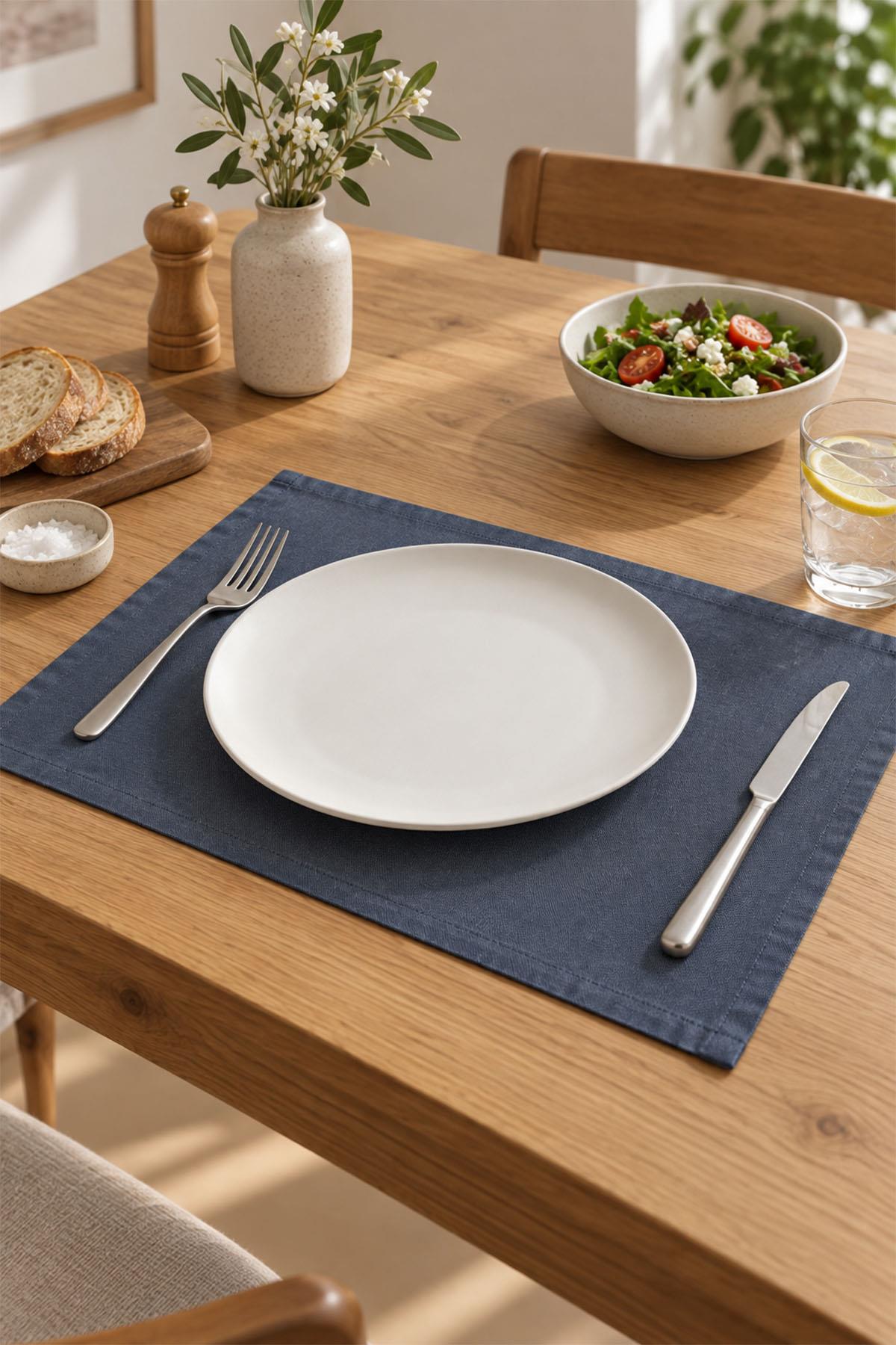 Sun Flat Stain-Resistant, Easy-to-Use Placemat Set of 4 (35 x 45 cm)